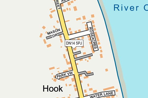 Map of MOOR MARKETING LIMITED at local scale
