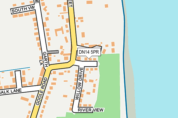 DN14 5PR map - OS OpenMap – Local (Ordnance Survey)