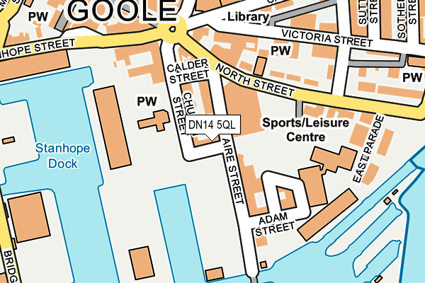 DN14 5QL map - OS OpenMap – Local (Ordnance Survey)