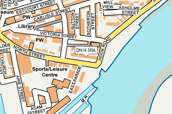 Map of DANBRIT SHIPPING LIMITED at local scale
