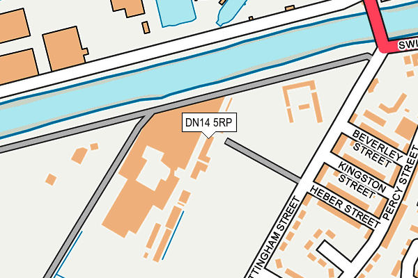 DN14 5RP map - OS OpenMap – Local (Ordnance Survey)