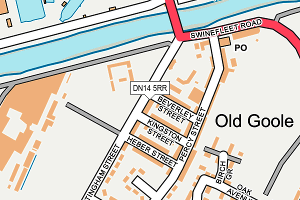 DN14 5RR map - OS OpenMap – Local (Ordnance Survey)