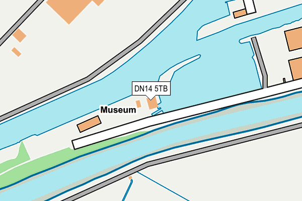 DN14 5TB map - OS OpenMap – Local (Ordnance Survey)