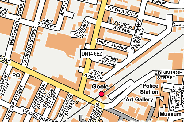 Map of THE EMPTY VASE LTD at local scale