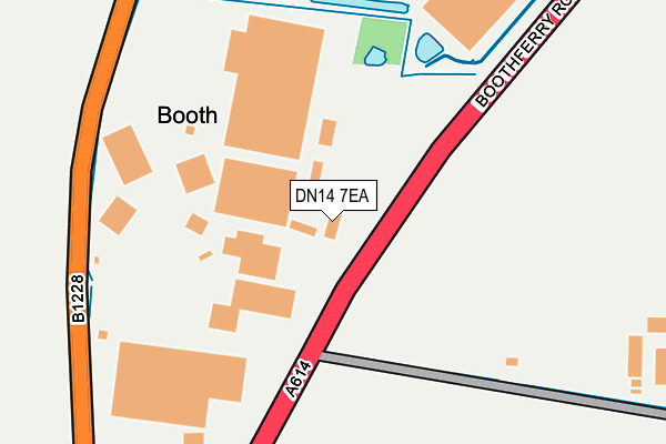 DN14 7EA map - OS OpenMap – Local (Ordnance Survey)