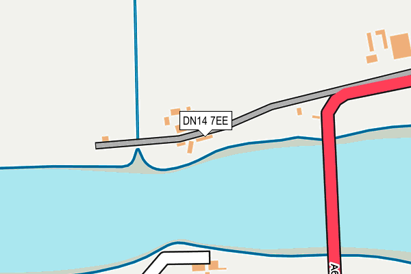 DN14 7EE map - OS OpenMap – Local (Ordnance Survey)