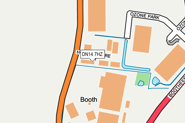 Map of CREST ROOFING LIMITED at local scale