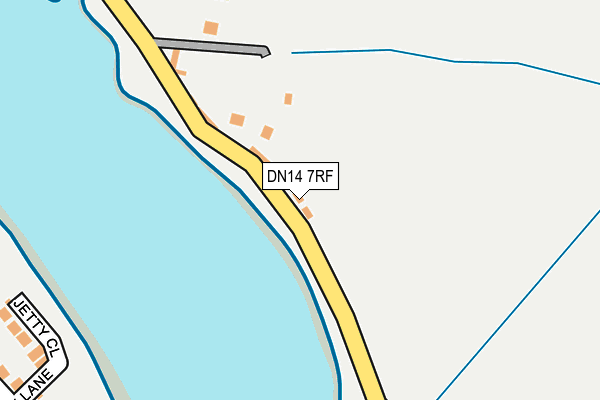 DN14 7RF map - OS OpenMap – Local (Ordnance Survey)