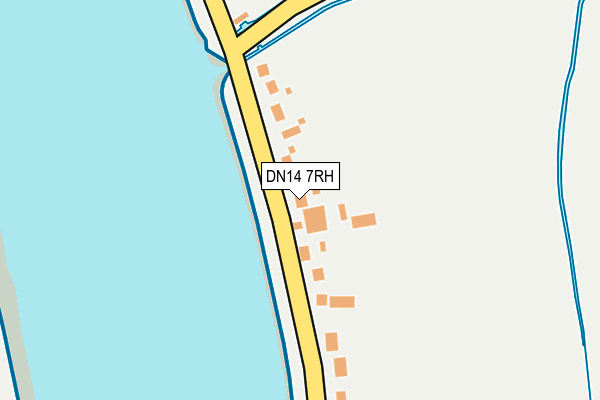 DN14 7RH map - OS OpenMap – Local (Ordnance Survey)
