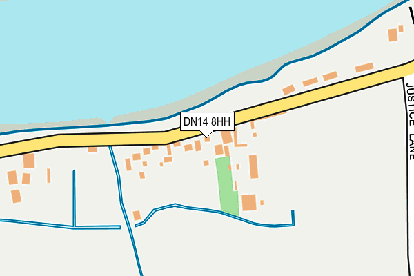 DN14 8HH map - OS OpenMap – Local (Ordnance Survey)