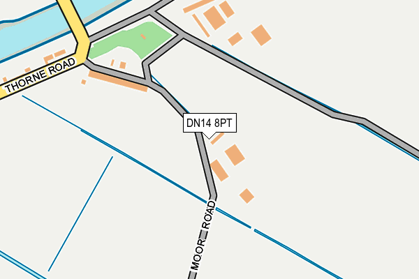 DN14 8PT map - OS OpenMap – Local (Ordnance Survey)