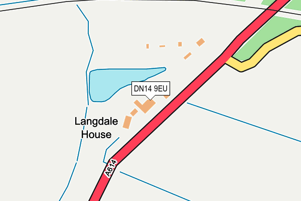 DN14 9EU map - OS OpenMap – Local (Ordnance Survey)