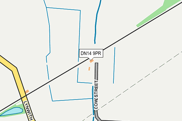 DN14 9PR map - OS OpenMap – Local (Ordnance Survey)