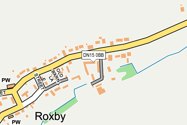 DN15 0BB map - OS OpenMap – Local (Ordnance Survey)
