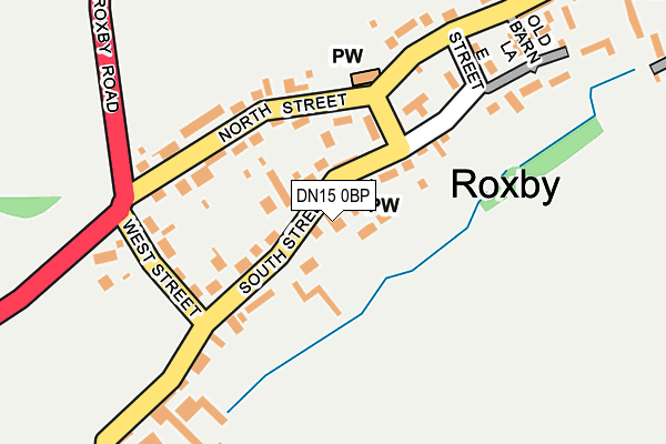 DN15 0BP map - OS OpenMap – Local (Ordnance Survey)