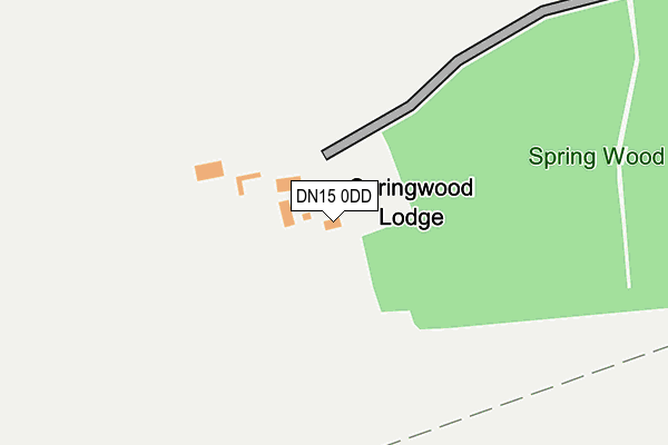 DN15 0DD map - OS OpenMap – Local (Ordnance Survey)