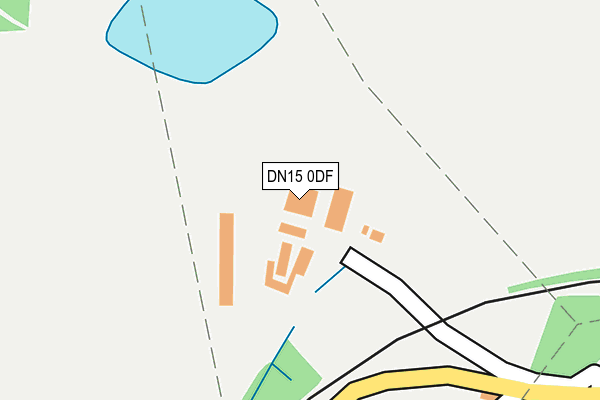 DN15 0DF map - OS OpenMap – Local (Ordnance Survey)