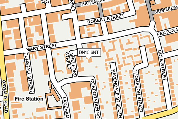 DN15 6NT map - OS OpenMap – Local (Ordnance Survey)