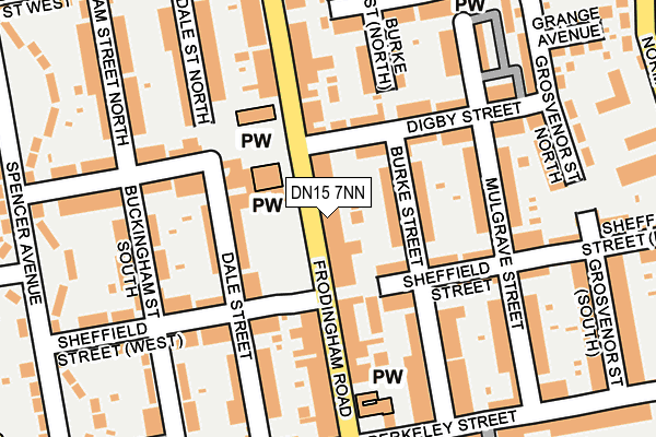 DN15 7NN map - OS OpenMap – Local (Ordnance Survey)