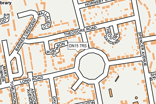 DN15 7RS map - OS OpenMap – Local (Ordnance Survey)