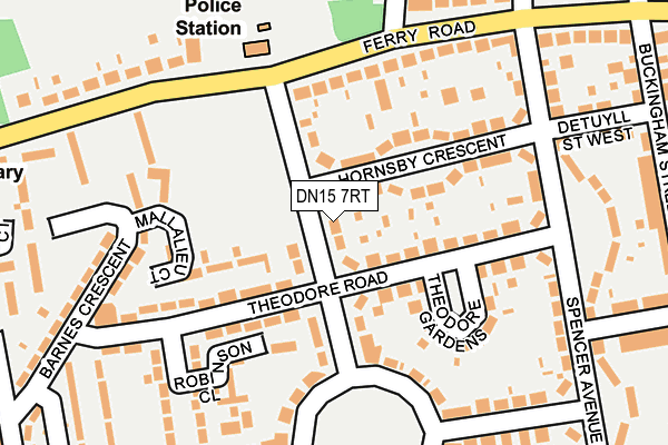 DN15 7RT map - OS OpenMap – Local (Ordnance Survey)