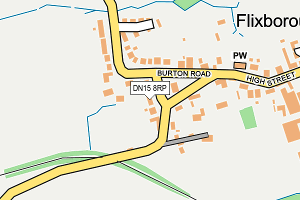 DN15 8RP map - OS OpenMap – Local (Ordnance Survey)