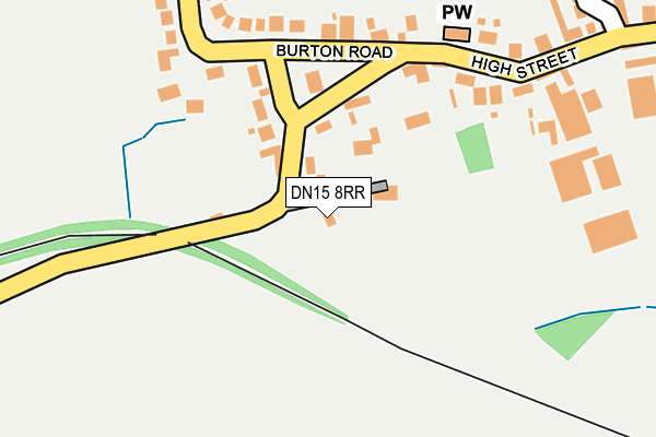 DN15 8RR map - OS OpenMap – Local (Ordnance Survey)