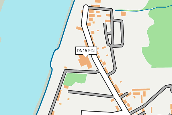 DN15 9DJ map - OS OpenMap – Local (Ordnance Survey)