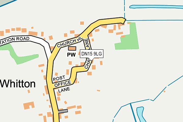 DN15 9LG map - OS OpenMap – Local (Ordnance Survey)