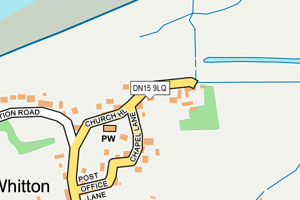 DN15 9LQ map - OS OpenMap – Local (Ordnance Survey)