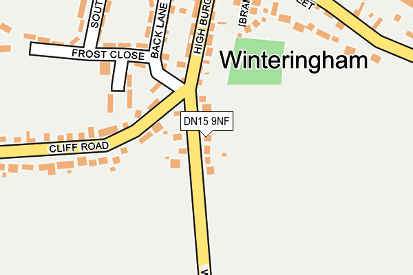 DN15 9NF map - OS OpenMap – Local (Ordnance Survey)