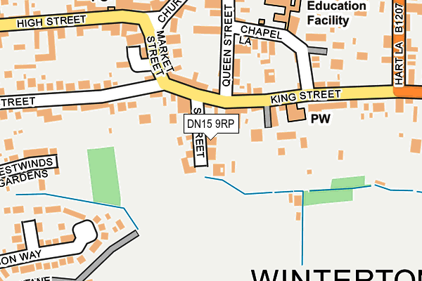 DN15 9RP map - OS OpenMap – Local (Ordnance Survey)
