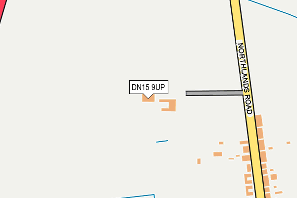 DN15 9UP map - OS OpenMap – Local (Ordnance Survey)