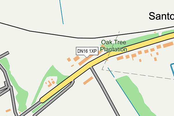 DN16 1XP map - OS OpenMap – Local (Ordnance Survey)