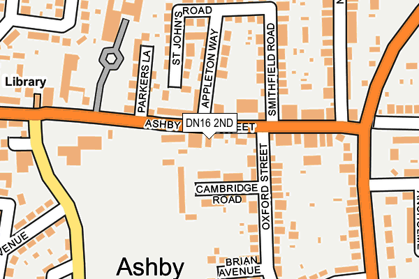 DN16 2ND map - OS OpenMap – Local (Ordnance Survey)