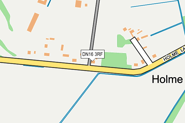 DN16 3RF map - OS OpenMap – Local (Ordnance Survey)
