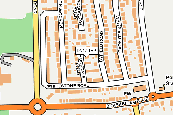 DN17 1RP map - OS OpenMap – Local (Ordnance Survey)