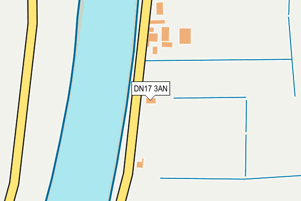 DN17 3AN map - OS OpenMap – Local (Ordnance Survey)