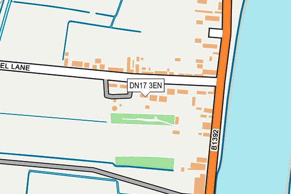 DN17 3EN map - OS OpenMap – Local (Ordnance Survey)