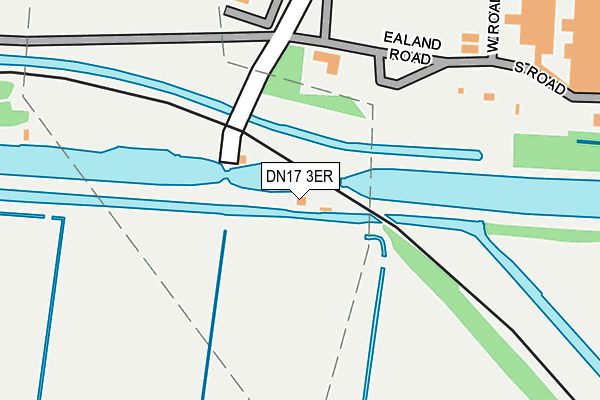 DN17 3ER map - OS OpenMap – Local (Ordnance Survey)
