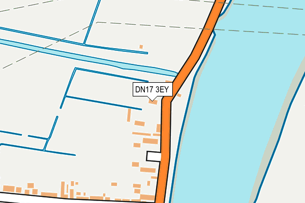 DN17 3EY map - OS OpenMap – Local (Ordnance Survey)