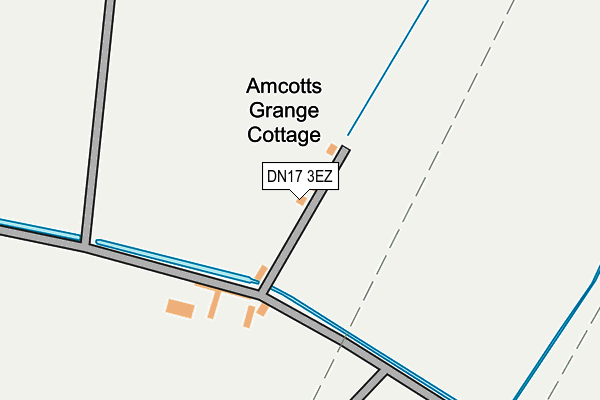 DN17 3EZ map - OS OpenMap – Local (Ordnance Survey)