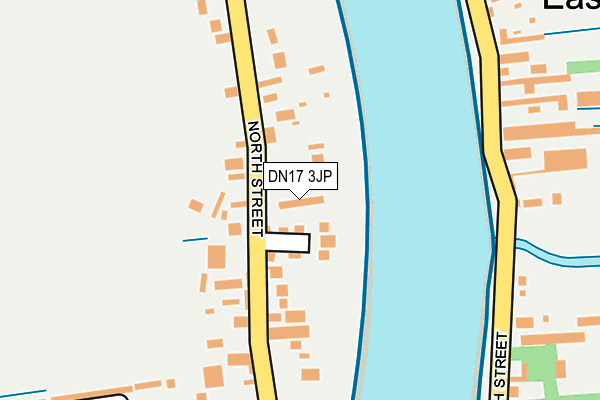 DN17 3JP map - OS OpenMap – Local (Ordnance Survey)
