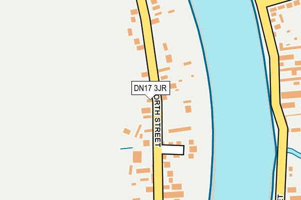 DN17 3JR map - OS OpenMap – Local (Ordnance Survey)