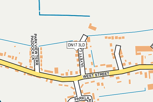 DN17 3LD map - OS OpenMap – Local (Ordnance Survey)