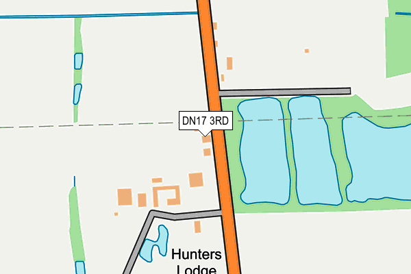 DN17 3RD map - OS OpenMap – Local (Ordnance Survey)