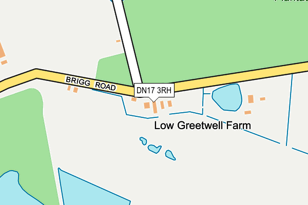 DN17 3RH map - OS OpenMap – Local (Ordnance Survey)
