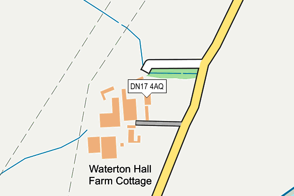 DN17 4AQ map - OS OpenMap – Local (Ordnance Survey)