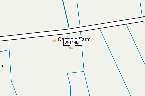 DN17 4BF map - OS OpenMap – Local (Ordnance Survey)