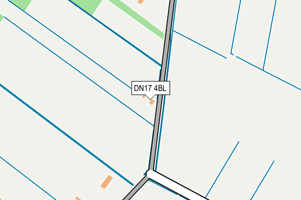 DN17 4BL map - OS OpenMap – Local (Ordnance Survey)